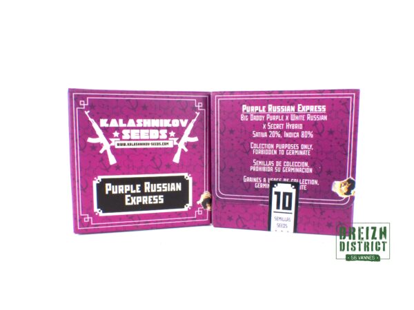 Kalashnikov Seeds Purple Russian Express X10