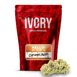 Ivory Swiss Premium Caramel Kush Fleurs de CBD