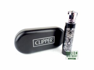 Clipper Mexican Skulls Argenté