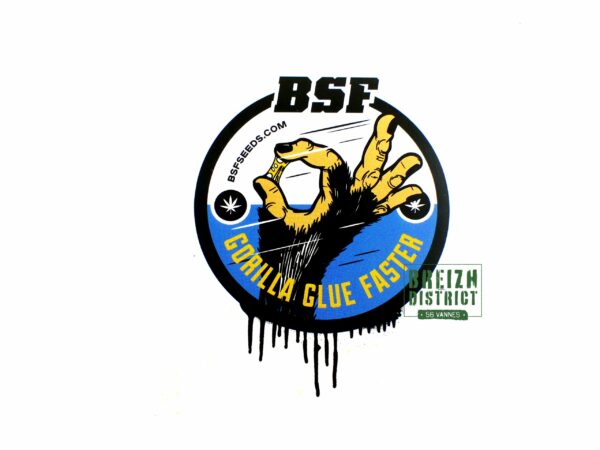 Stickers BSF Seeds Gorilla Glue Faster