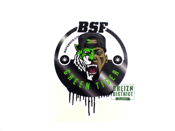 Stickers BSF Seeds Green Tiger