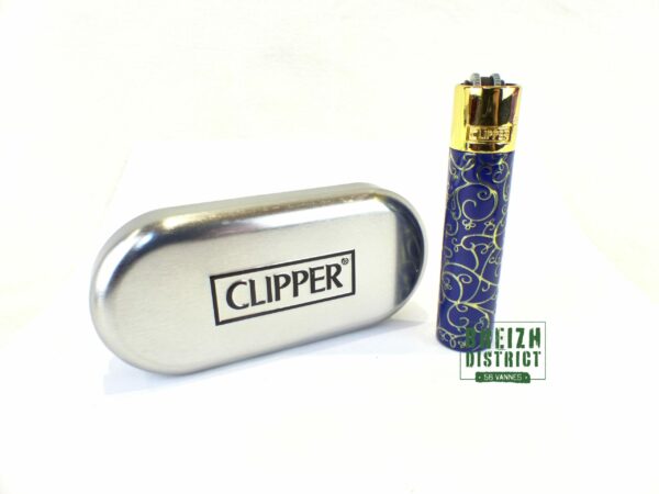 Coffret Clipper Blue & Green Pattern Bleu