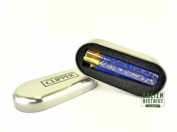 Coffret Clipper Blue & Green Pattern Bleu