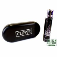 Coffret Clipper Leaves Silhouette Argenté