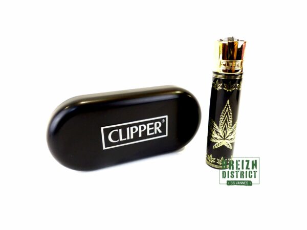 Coffret Clipper Leaves Silhouette Doré