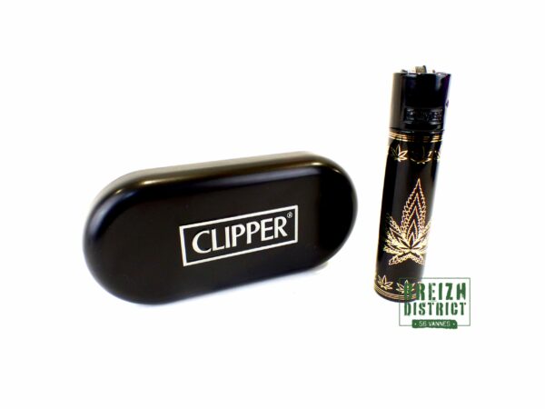 Coffret Clipper Leaves Silhouette Noir