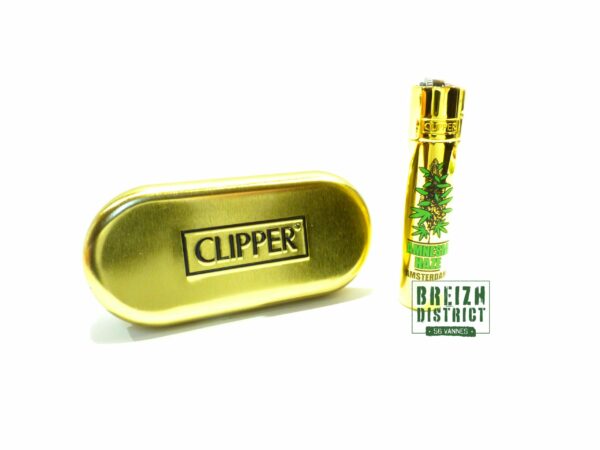 Clipper Métal Amsterdam Leaf Doré