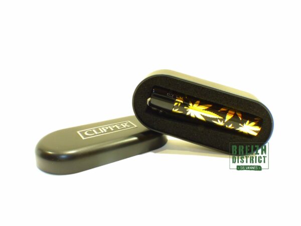 Clipper Métal Leaf Noir