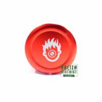 Grinder Kush Bong Métal Mat Rouge