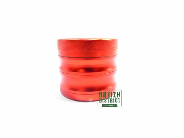 Grinder Kush Bong Métal Mat Rouge