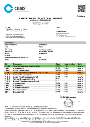MILSENS Strawberry Analyses