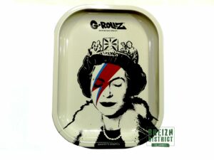 Rolling Tray Banksy's Graffiti 'Lizzie Stardust' Tray Queen Elisabeth 2