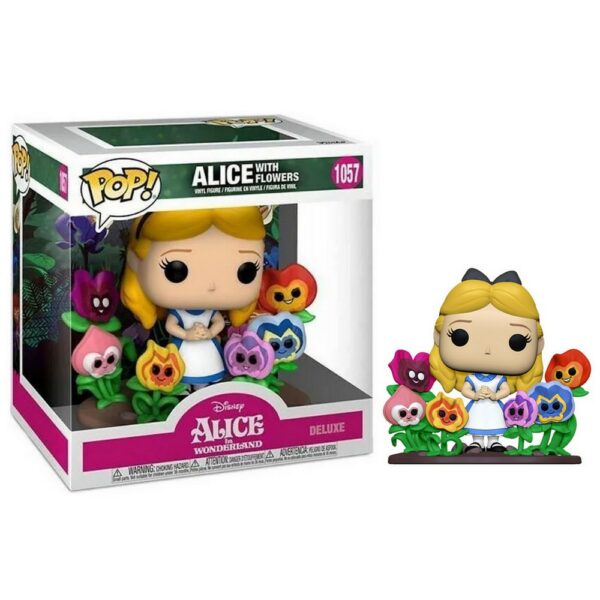 Figurine Funko Pop ! Deluxe Disney 1057 Alice With Flowers 70Th