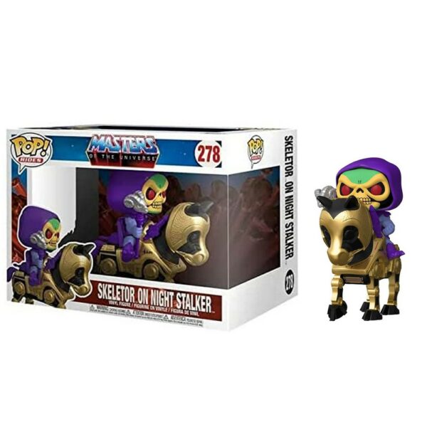 Figurine Funko Pop ! Masters of the Universe 278 Skeletor on Night Stalker