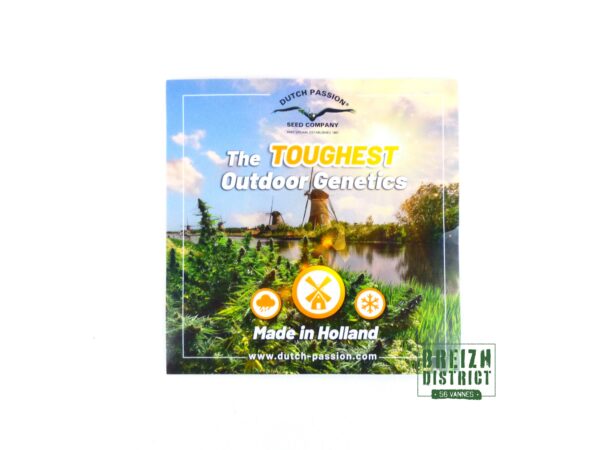 Stickers DUTCH PASSION SEED COMPANY "The Toughest Outdoor Genetics"